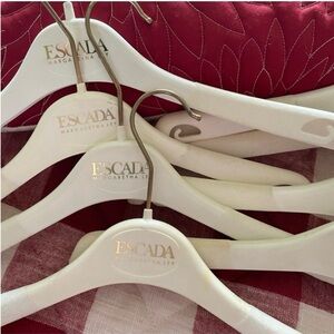 Escada White Hangers